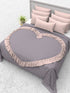 The White Moss Valentine Heart Winter comforter with 2 pillow covers